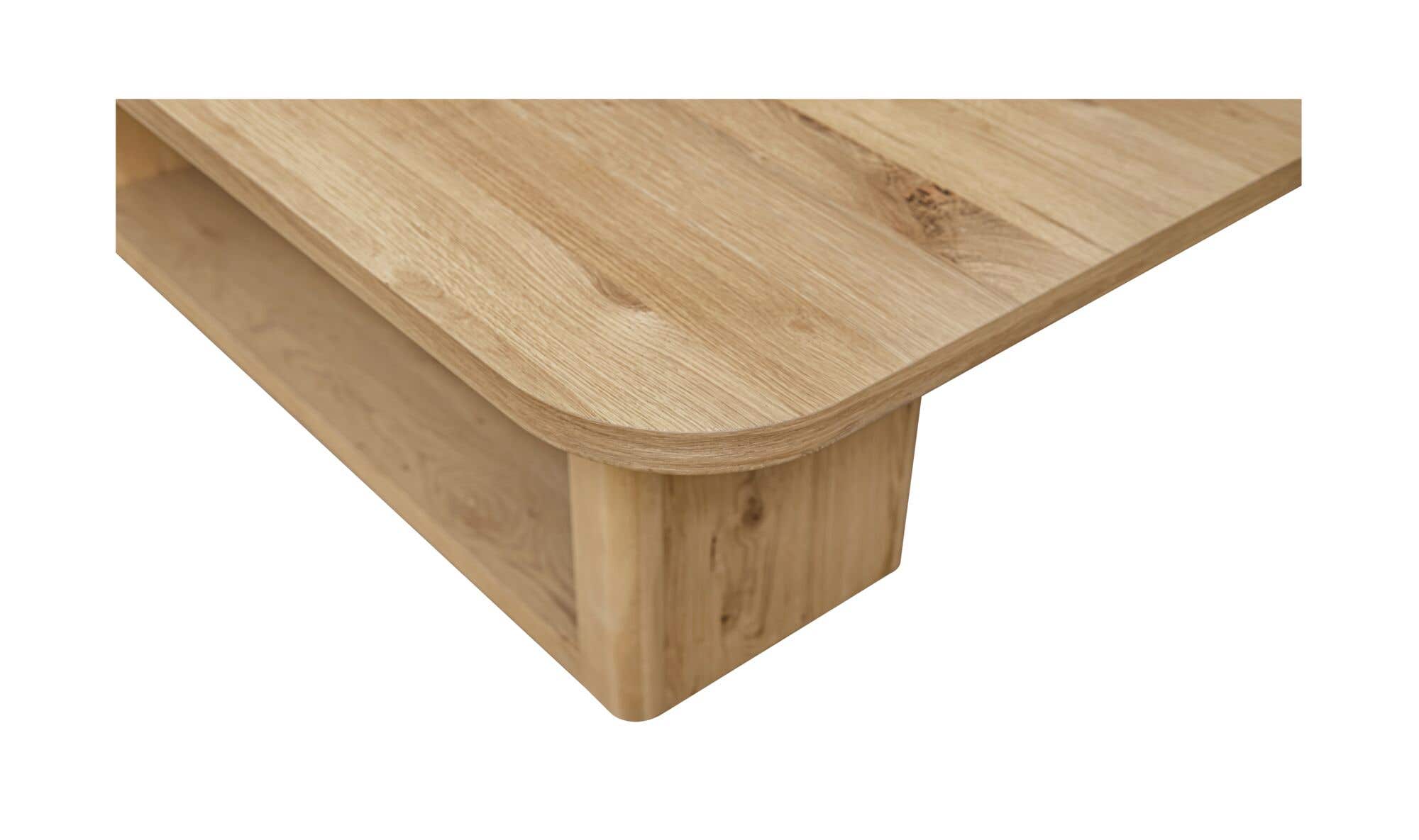 Moes Blake Dining Table Rustic Oak TL-1032