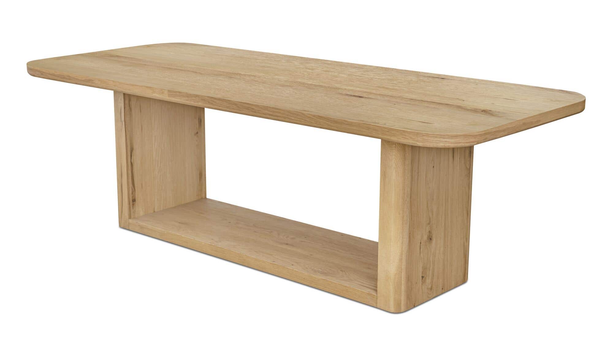 Moes Blake Dining Table Rustic Oak TL-1032