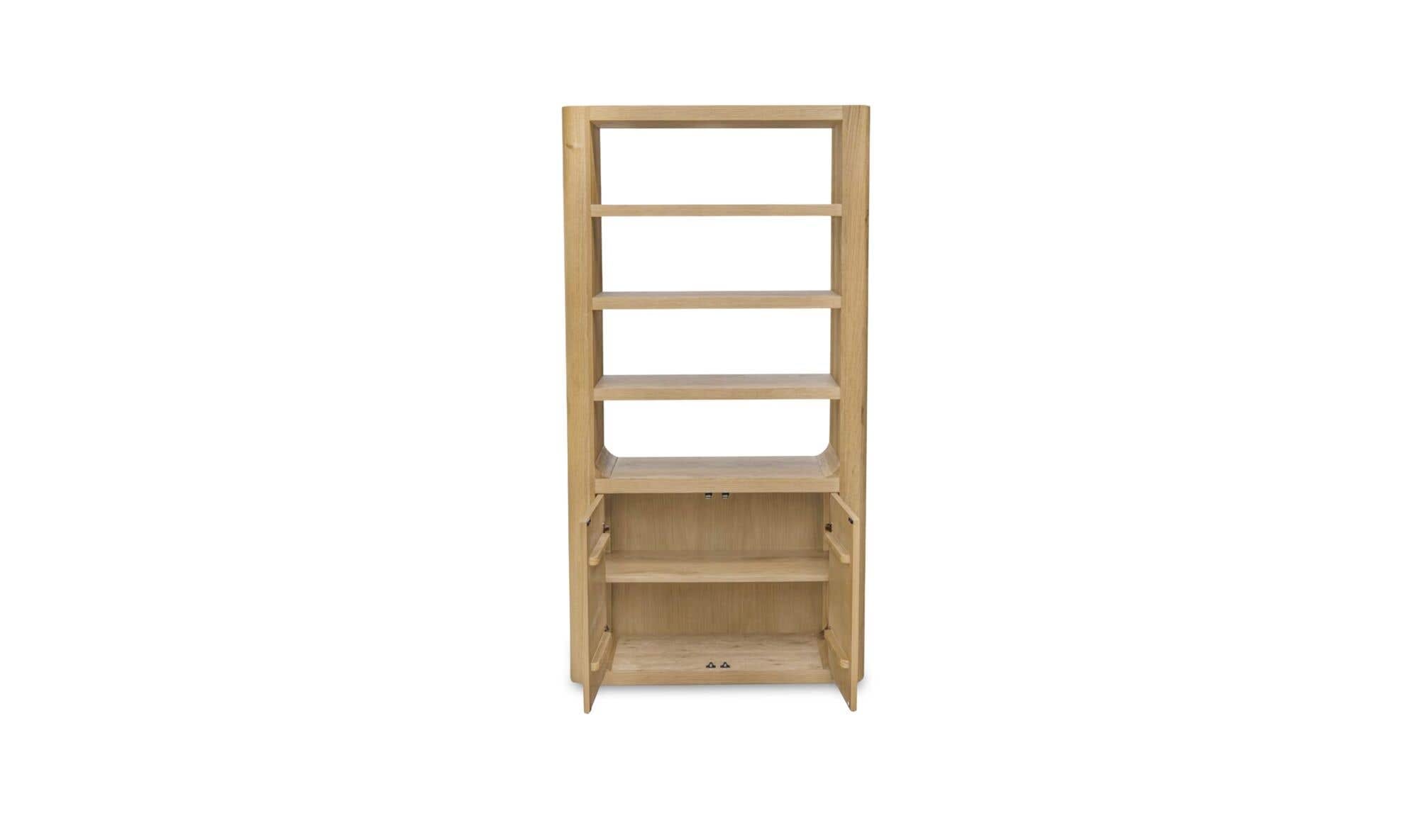 Moes Blake Tall Cabinet Rustic Oak Tl-1033