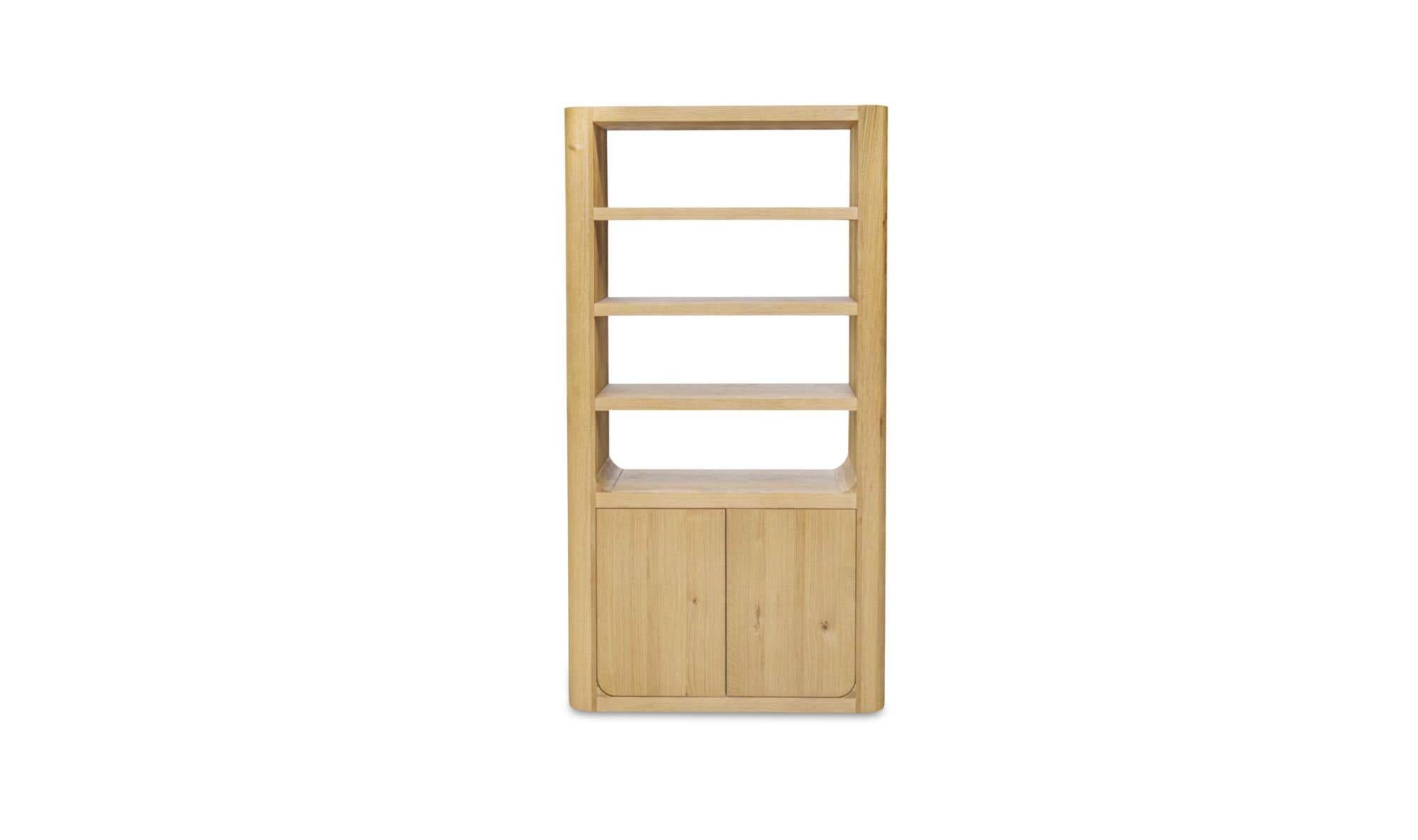 Moes Blake Tall Cabinet Rustic Oak Tl-1033