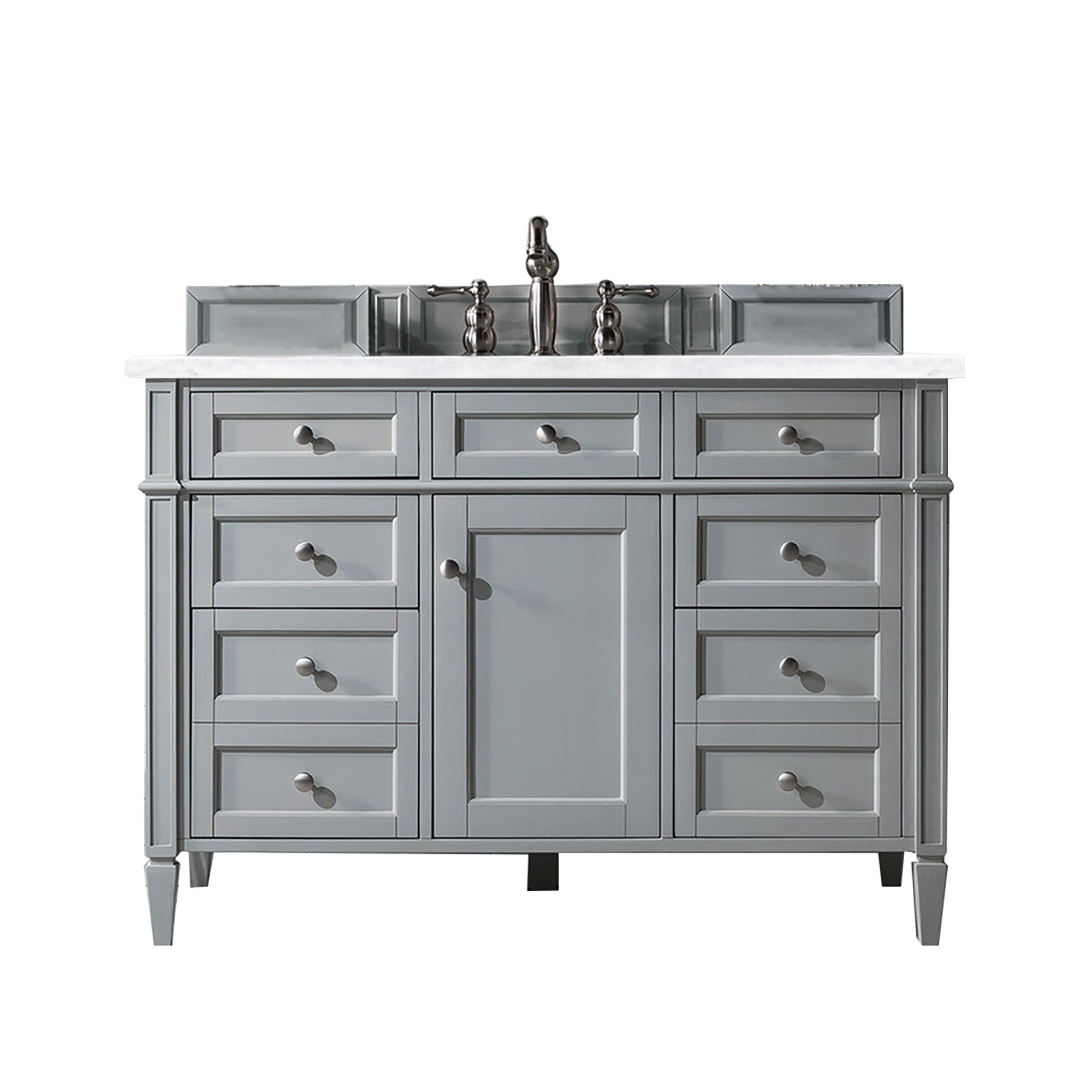 James Martin Brittany 48" Single Vanity in Urban Gray with 3cm Countertop