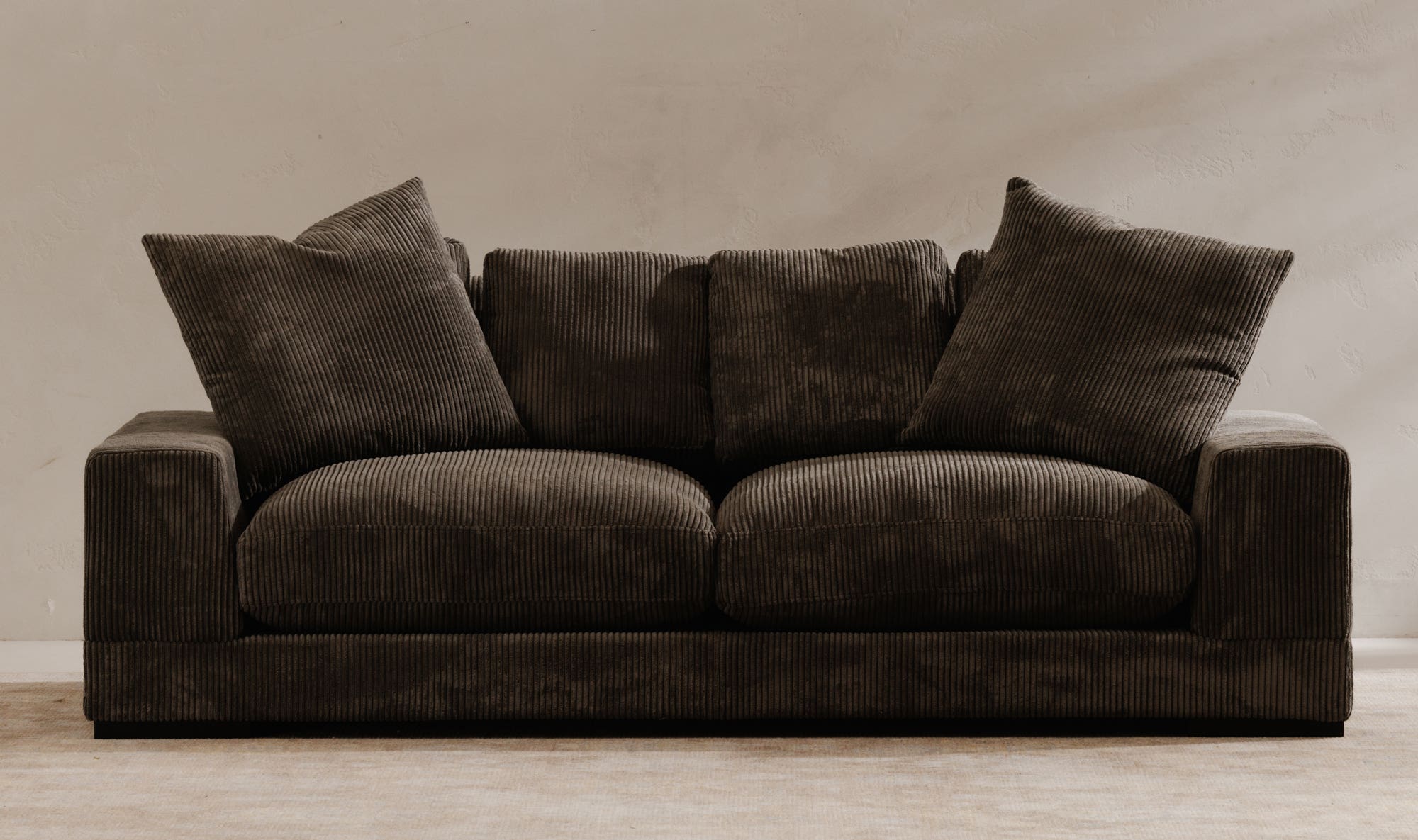 Moes Plunge Sofa Charcoal TN-1021