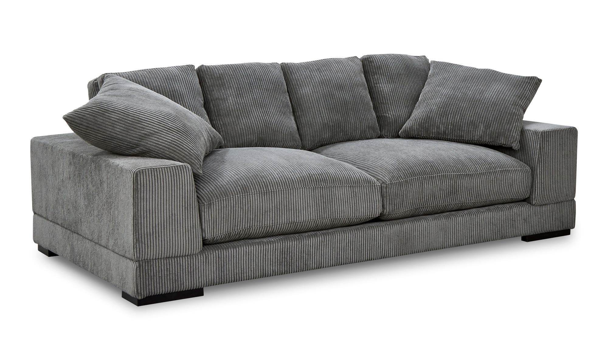 Moes Plunge Sofa Charcoal TN-1021
