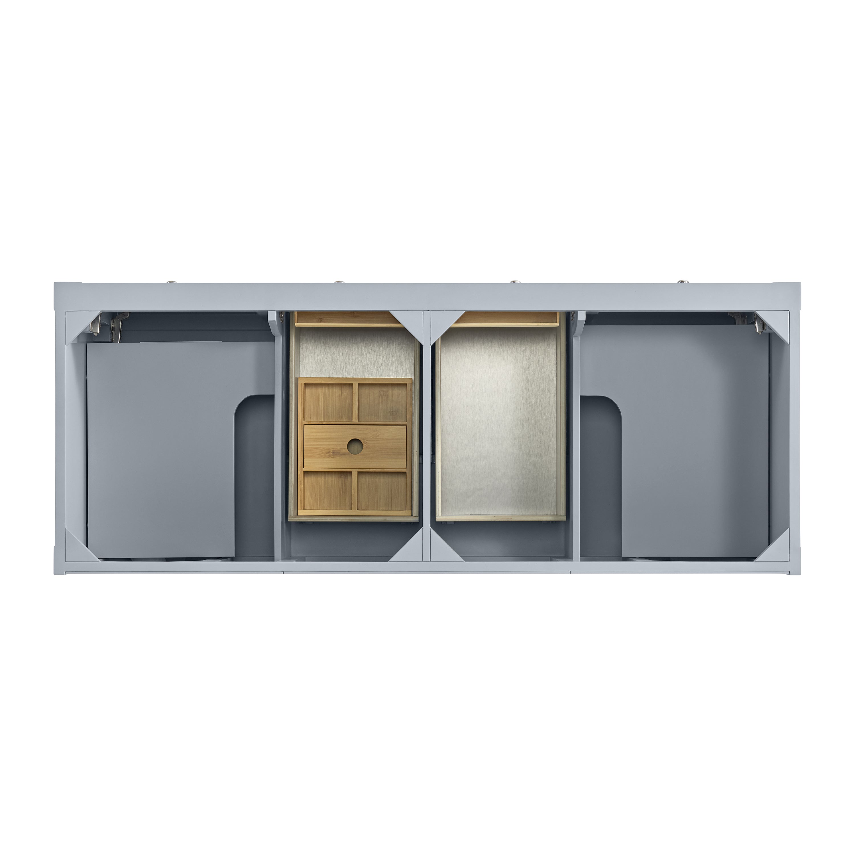 James Martin Breckenridge 60" Double Vanity in Serenity Blue with 3cm Countertop