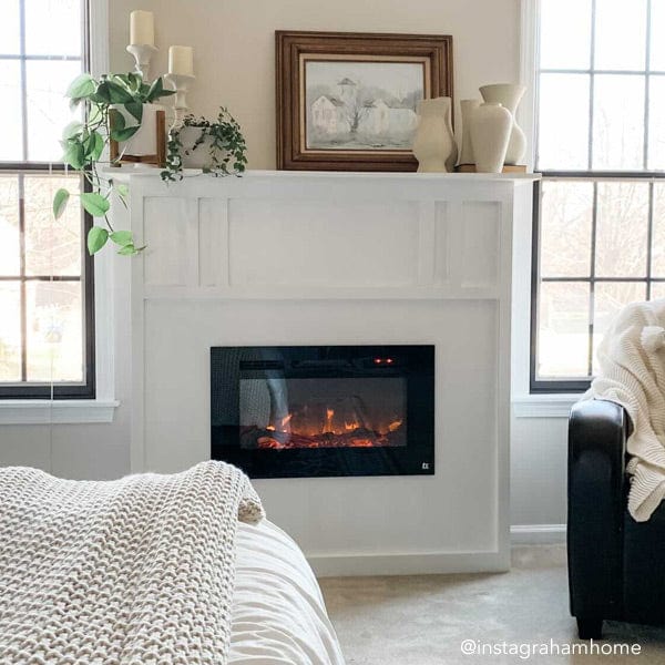 Touchstone Sideline® 28" Recessed Smart Electric Fireplace with Heat – 80028