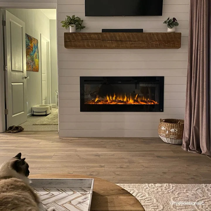 Touchstone Sideline® 50 Recessed Smart Electric Fireplace with Heat – 80004