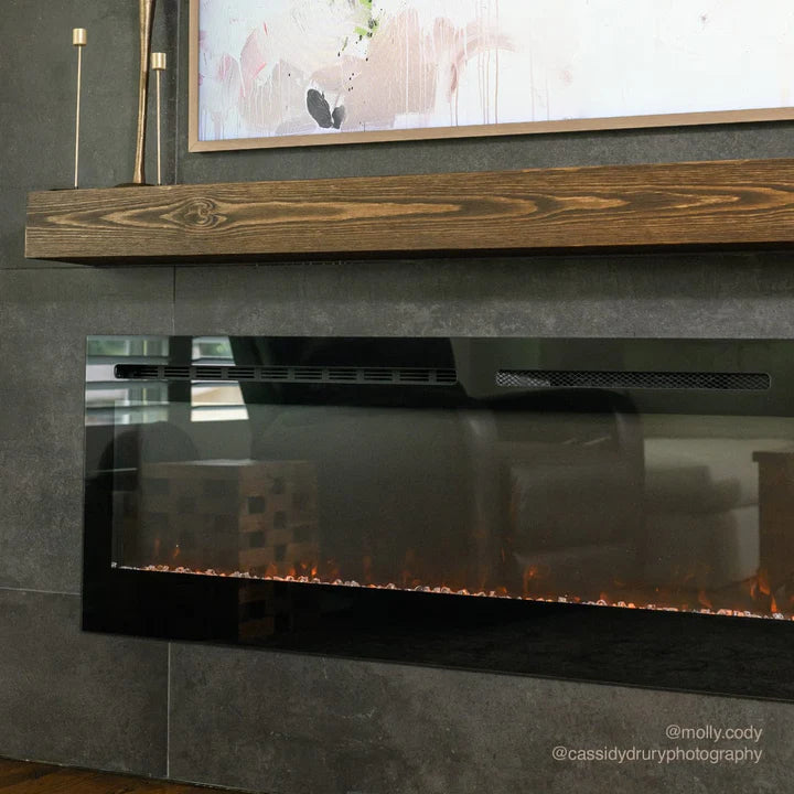 Touchstone Sideline® 84" Recessed Smart Electric Fireplace with Heat – 80043