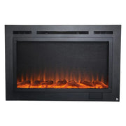 Touchstone Forte™ Steel Mesh Screen 40" Non-Reflective Recessed Electric Fireplace – 80048