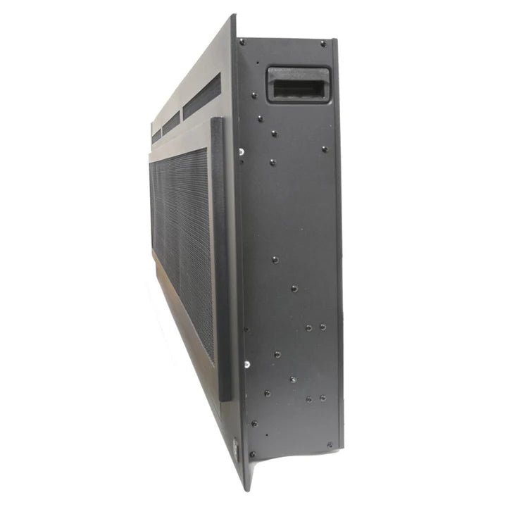 Touchstone Sideline® Steel Mesh Screen 60" Non-Reflective Recessed Electric Fireplace – 80047