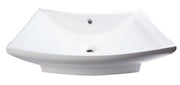 EAGO  EAGO BA142  28" Rectangular Porcelain Bathroom Vessel Sink with Single Hole