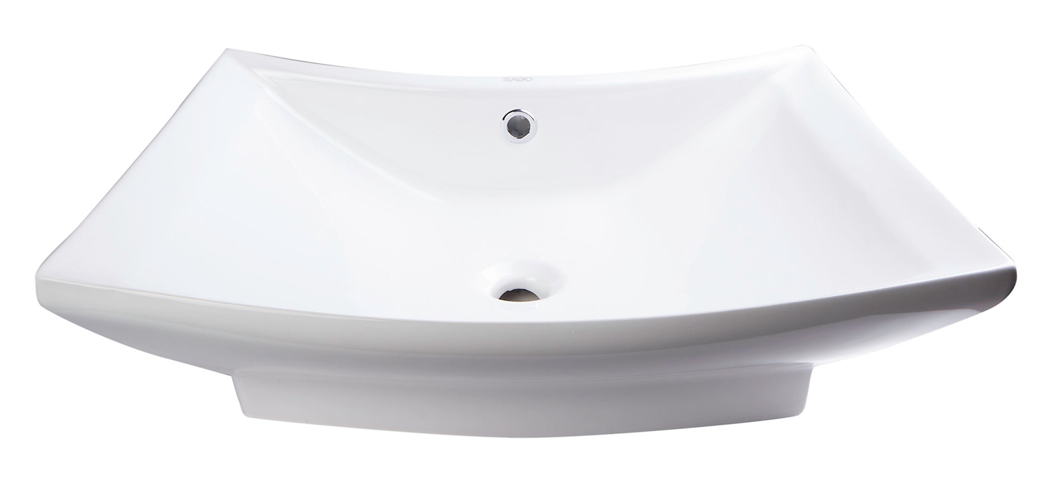 EAGO  EAGO BA142  28" Rectangular Porcelain Bathroom Vessel Sink with Single Hole