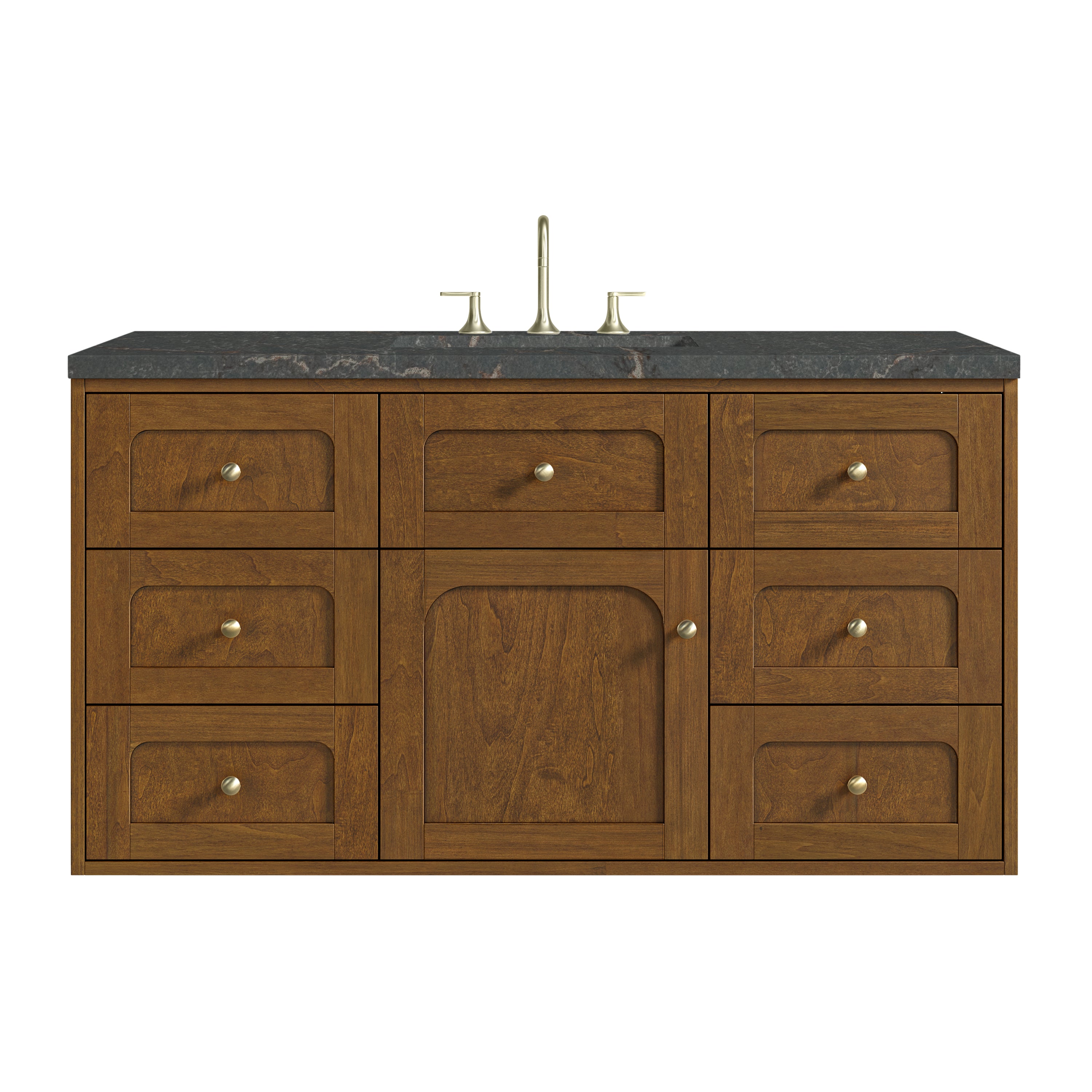 James Martin Laurent 48" Single Vanity in Honey Oak with 3cm Countertop