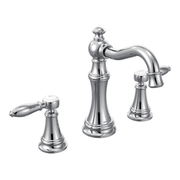 Moen TVS42108 Weymouth Chrome two-handle high arc bathroom faucet