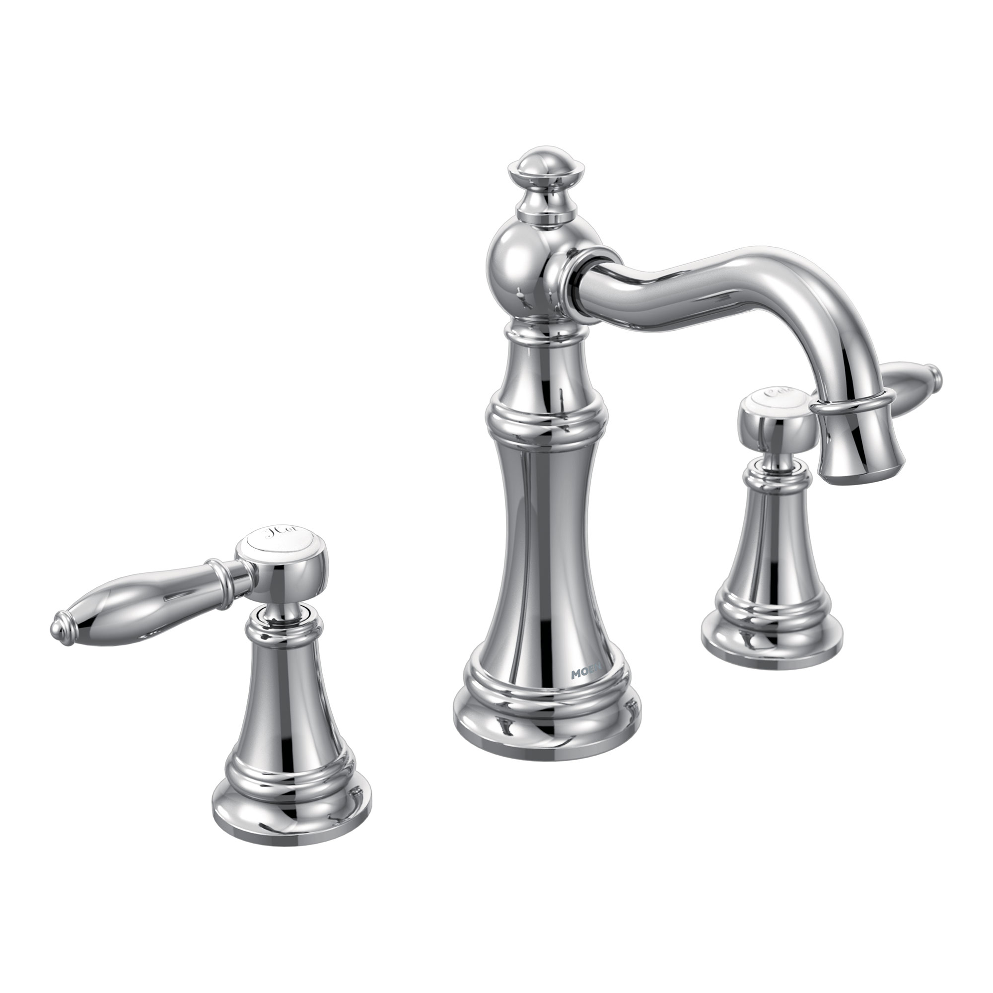 Moen TVS42108 Weymouth Chrome two-handle high arc bathroom faucet