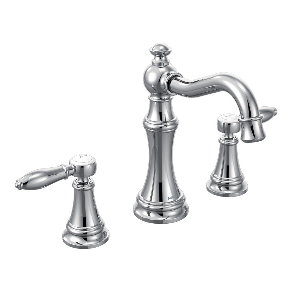 Weymouth Two-Handle High Arc Bathroom Faucet