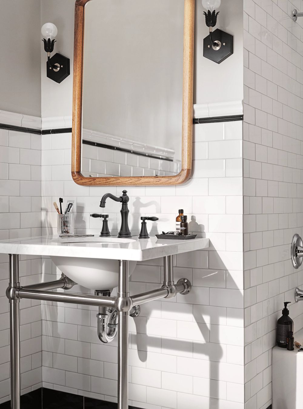 Weymouth Two-Handle High Arc Bathroom Faucet