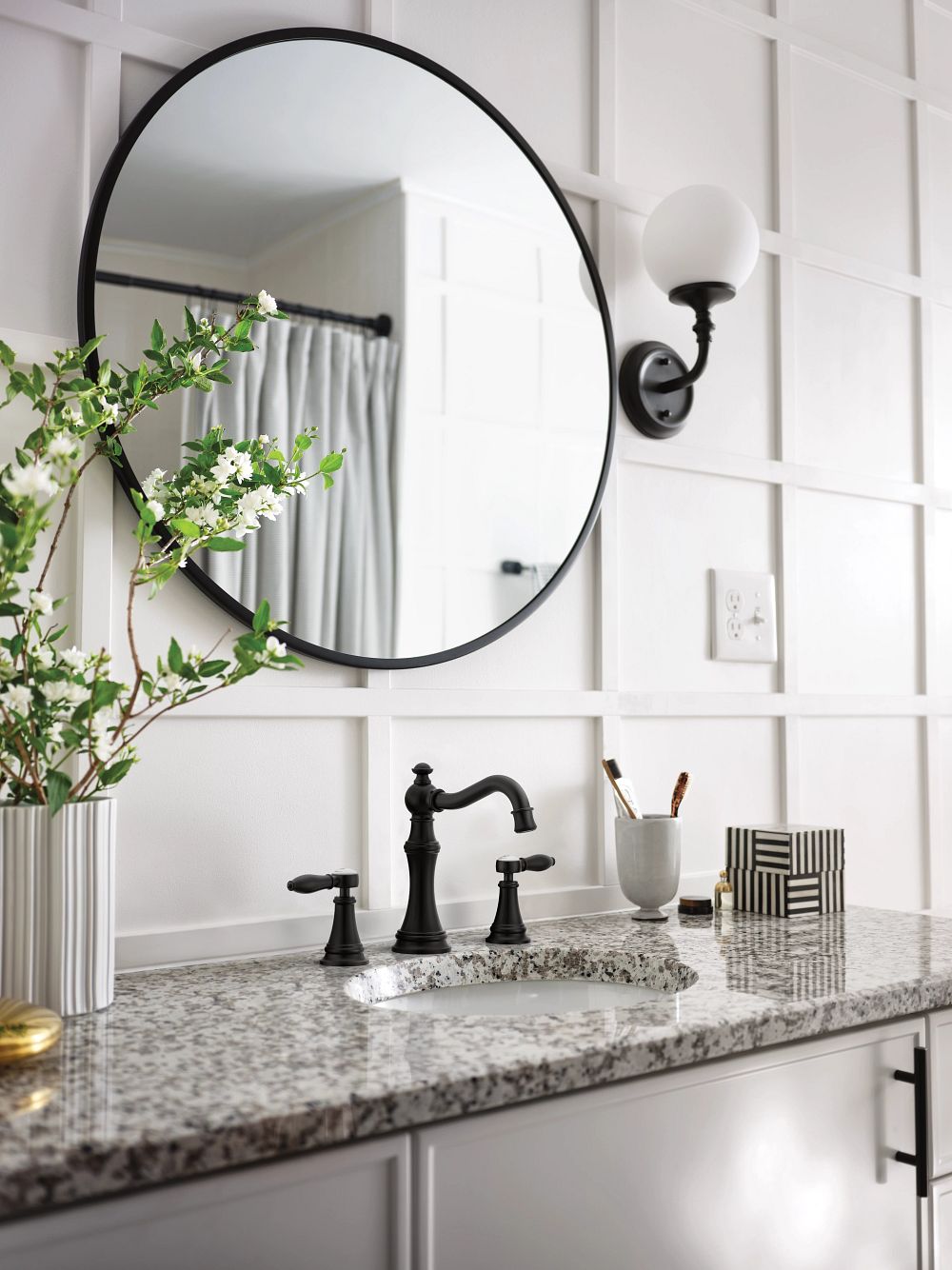 Weymouth Two-Handle High Arc Bathroom Faucet