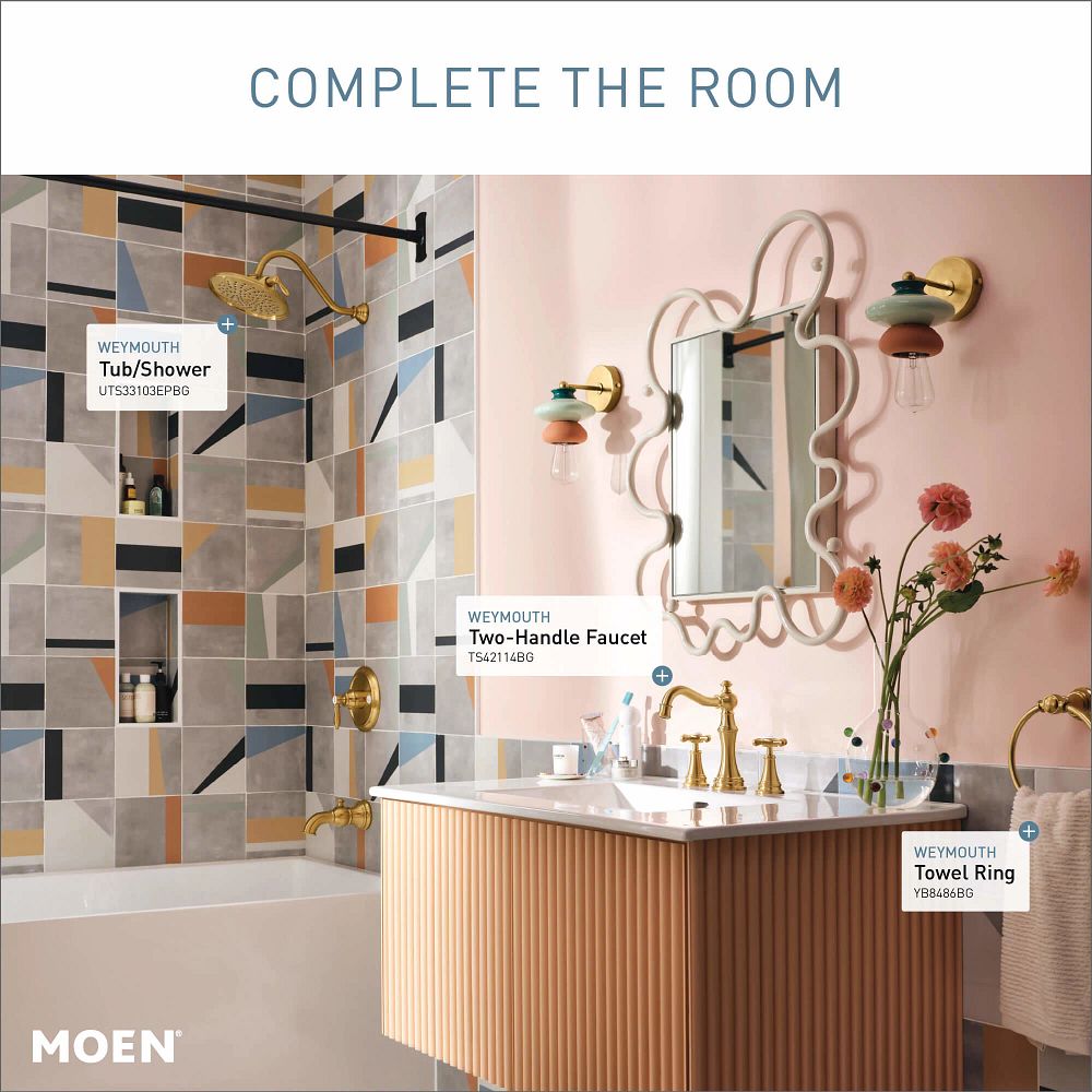 Weymouth M-CORE 3-Series Tub and Shower Trim
