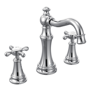 Moen TVS42114 Weymouth Chrome two-handle high arc bathroom faucet