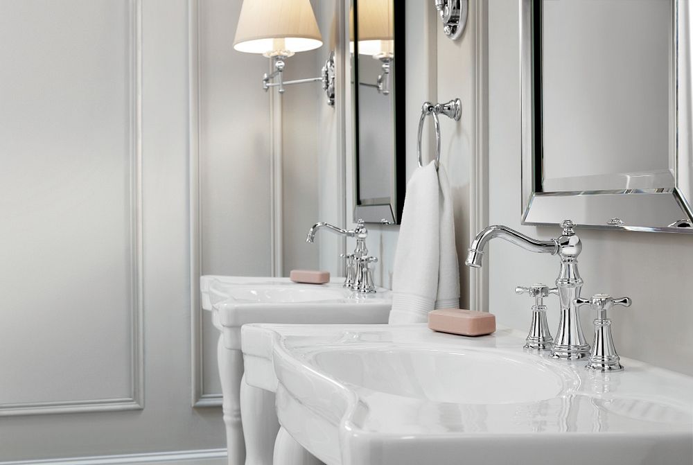 Weymouth Two-Handle High Arc Bathroom Faucet