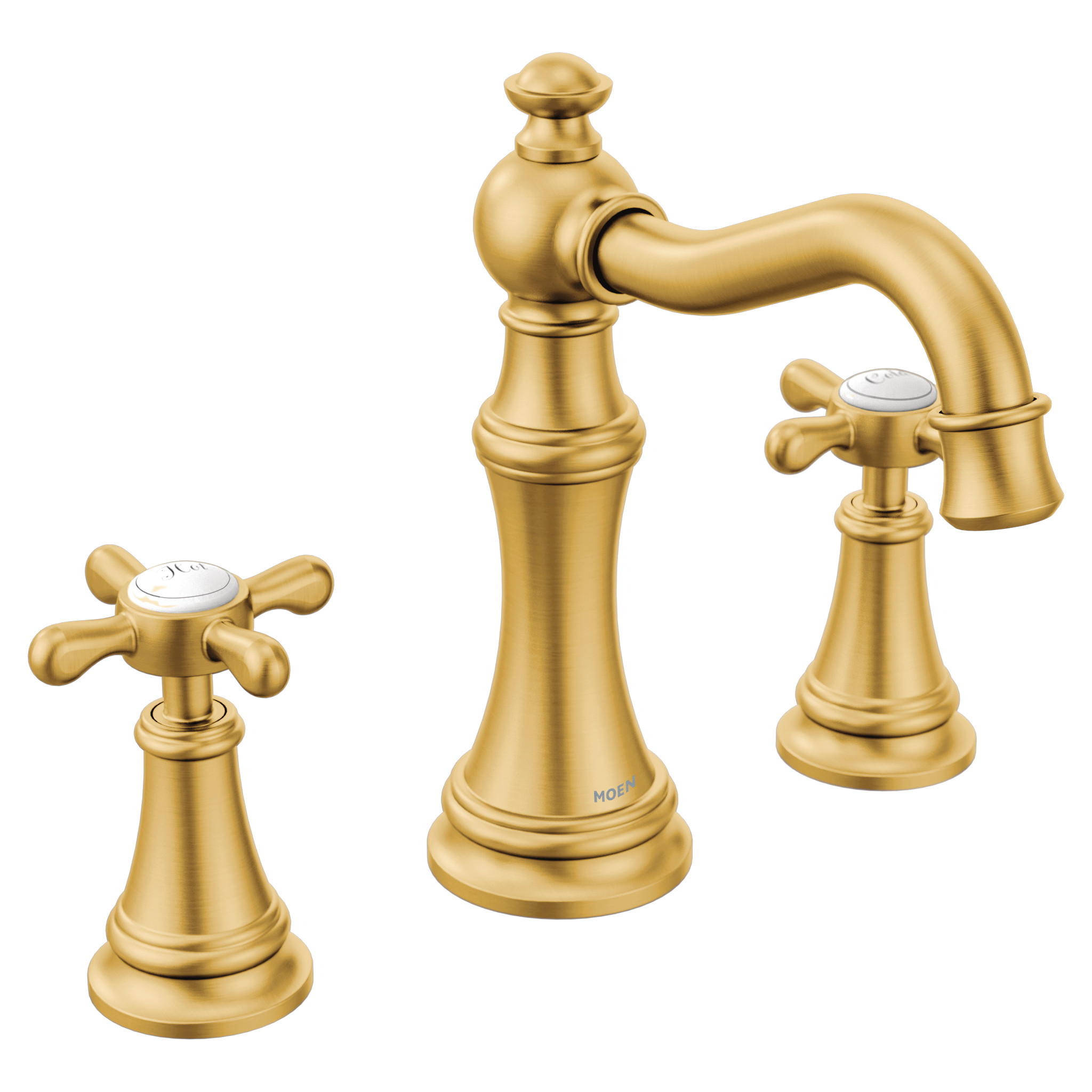 Moen TVS42114 Weymouth Chrome two-handle high arc bathroom faucet