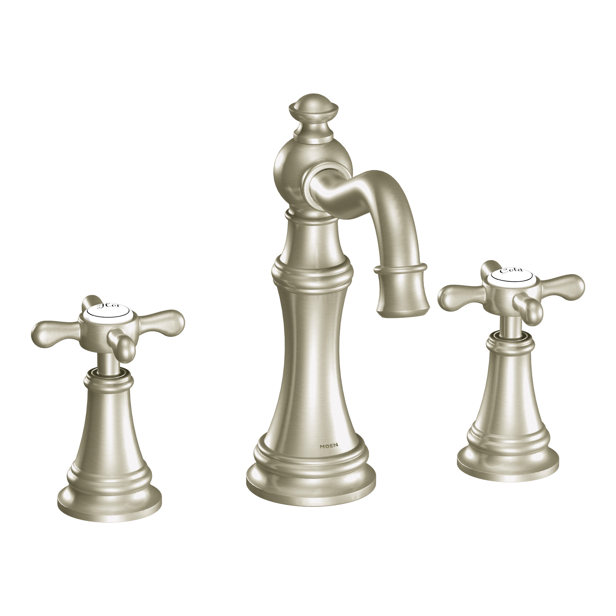 Moen TVS42114 Weymouth Chrome two-handle high arc bathroom faucet
