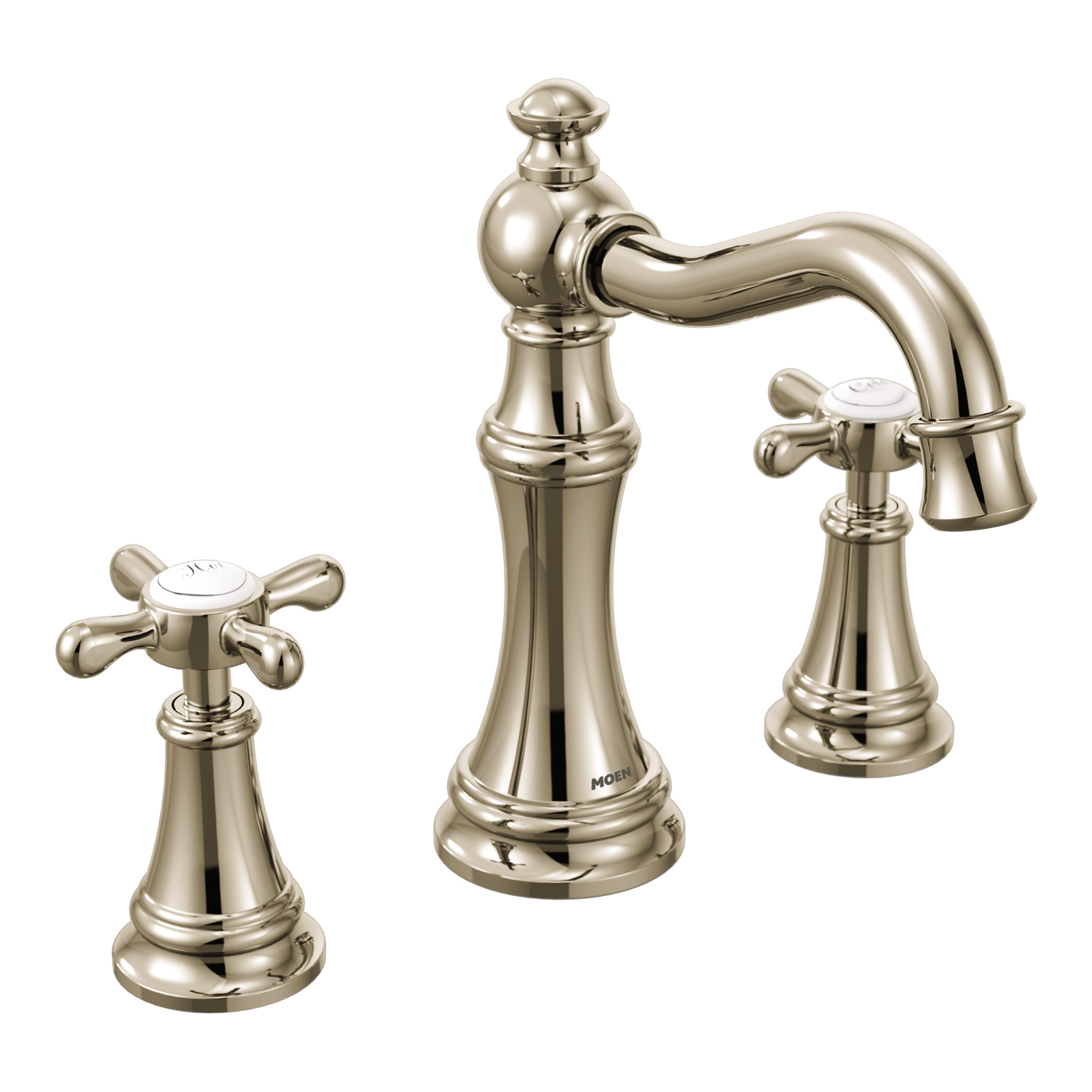 Moen TVS42114 Weymouth Chrome two-handle high arc bathroom faucet