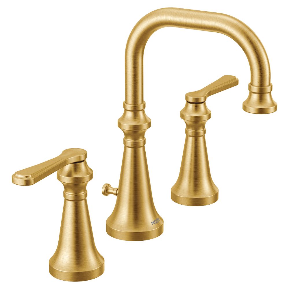 Colinet two-handle high arc bathroom faucet