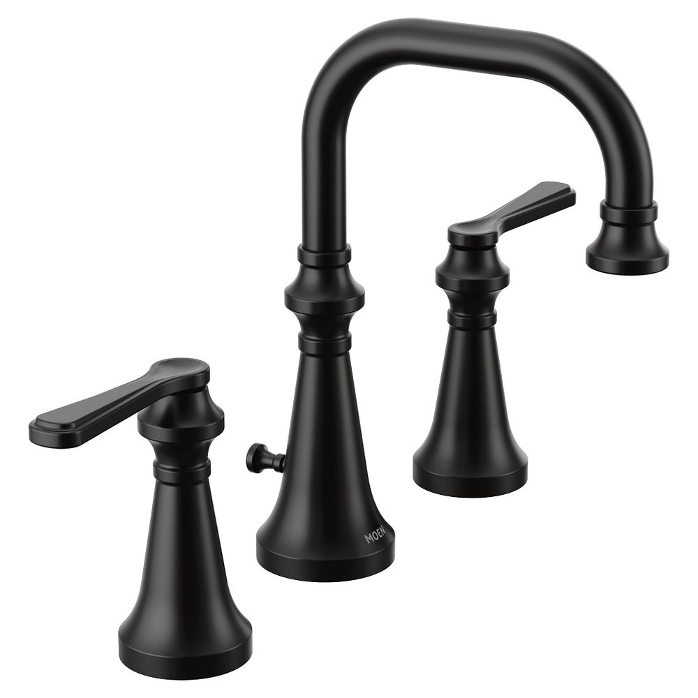 Colinet two-handle high arc bathroom faucet