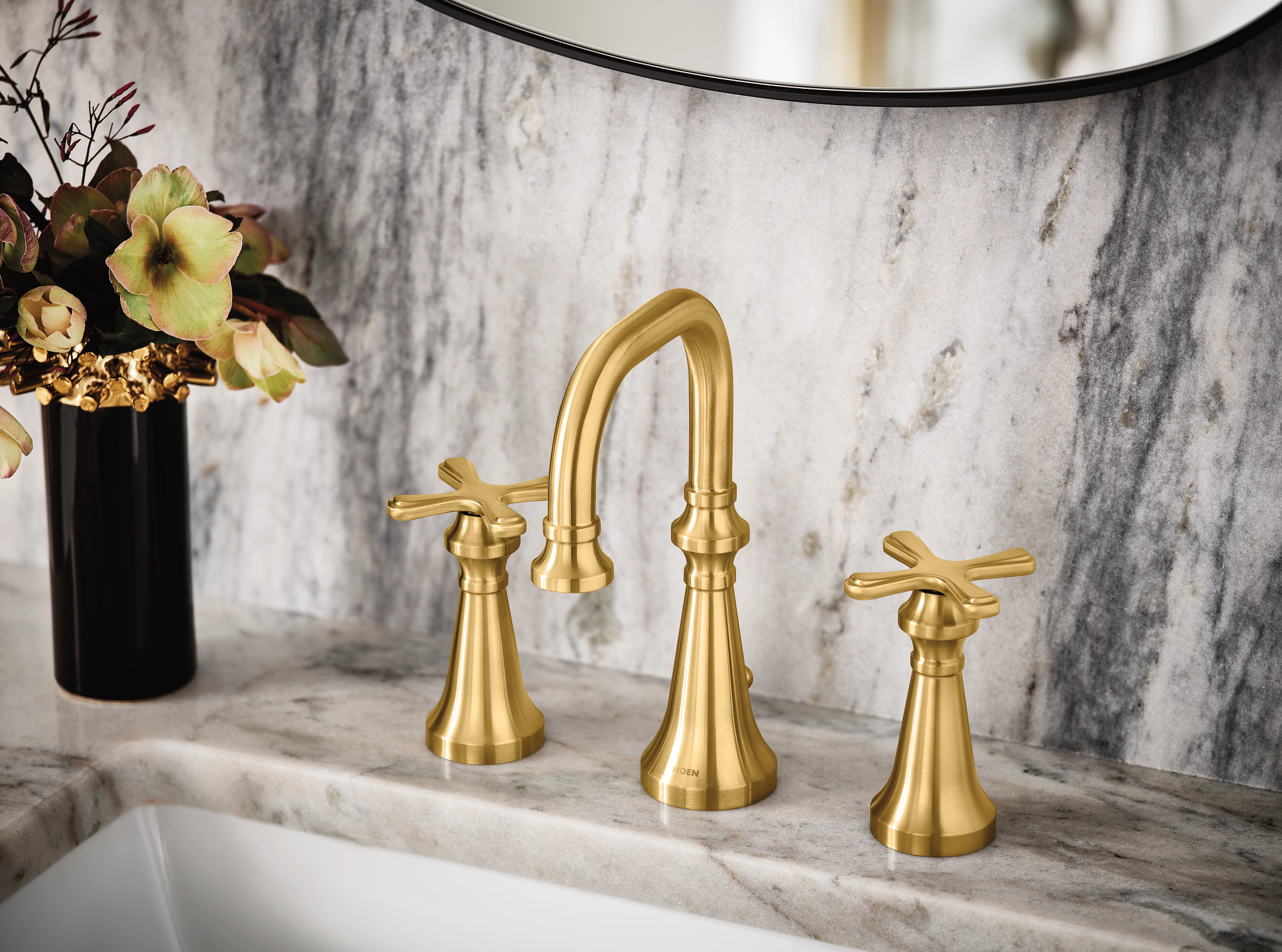 Moen TVS44103 Colinet Chrome two-handle high arc bathroom faucet