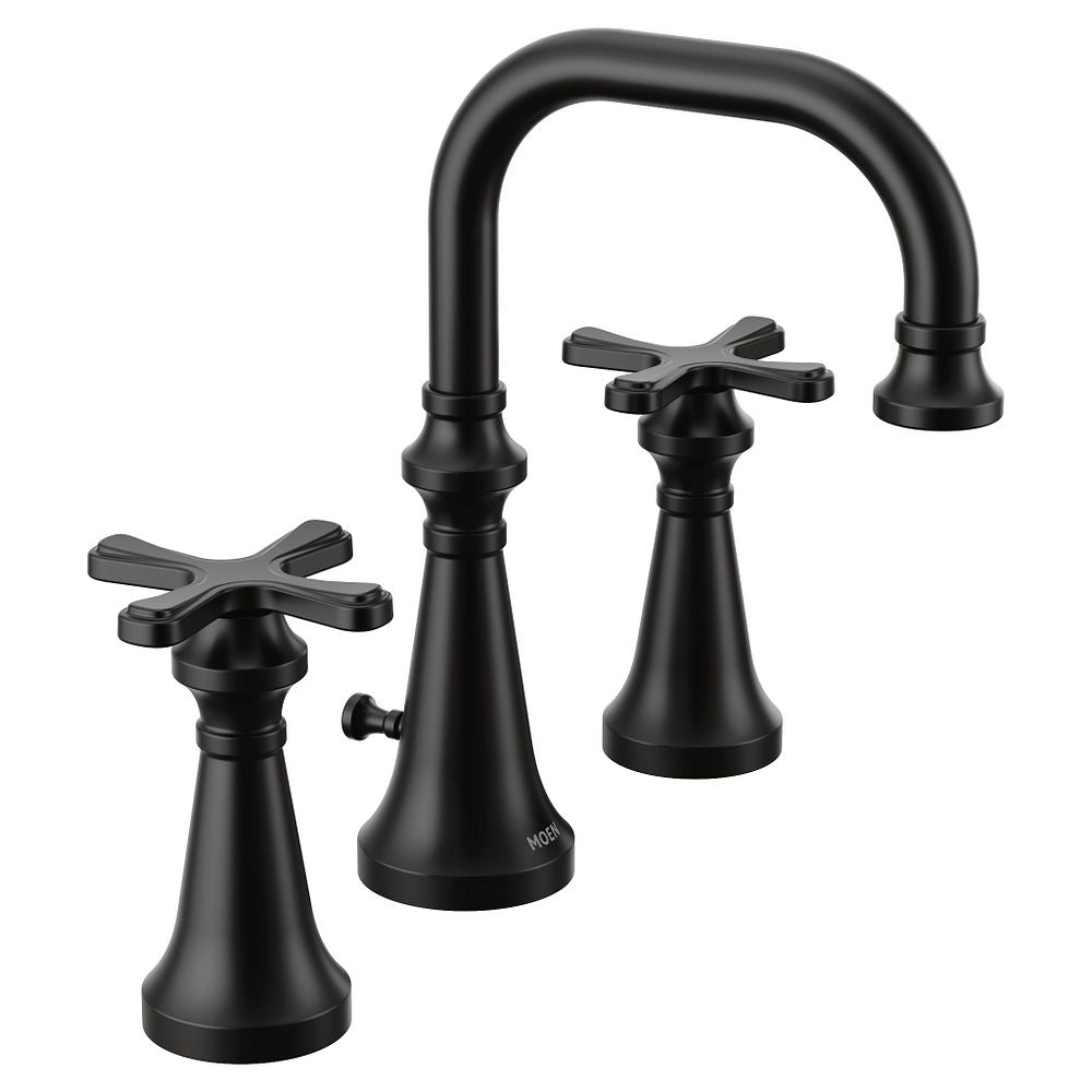 Colinet two-handle high arc bathroom faucet