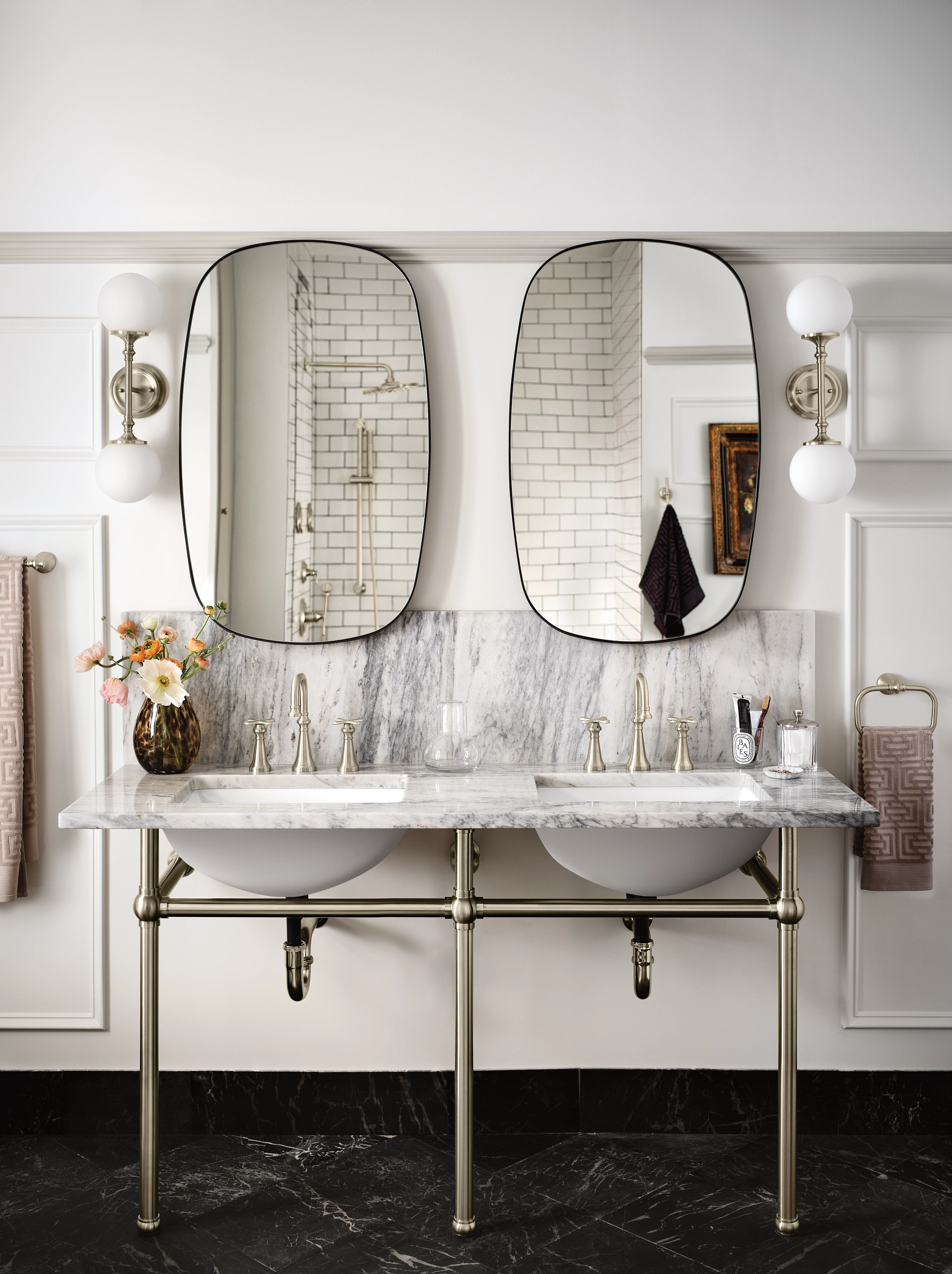 Moen YB0586 Colinet Towel Ring