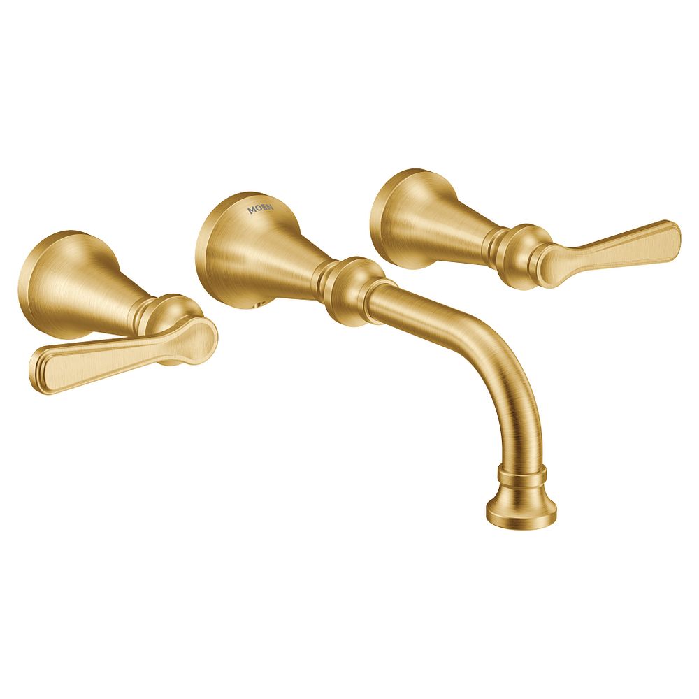 Colinet two-handle wall mount bathroom faucet