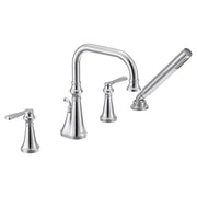 Colinet two-handle high arc roman tub faucet