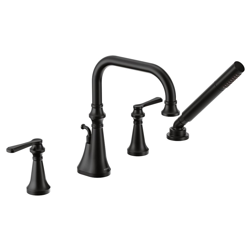 Colinet two-handle high arc roman tub faucet
