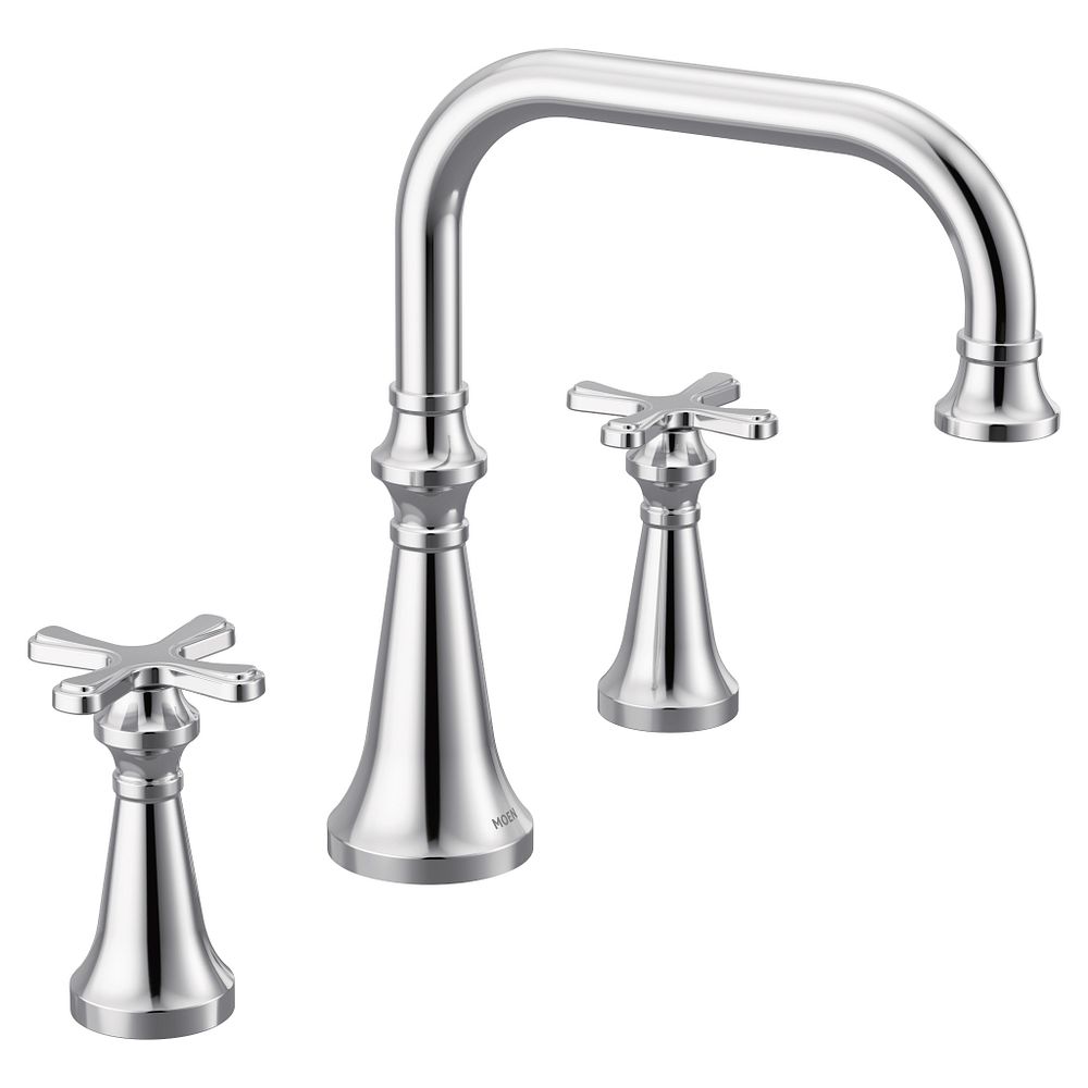 Colinet two-handle high arc roman tub faucet