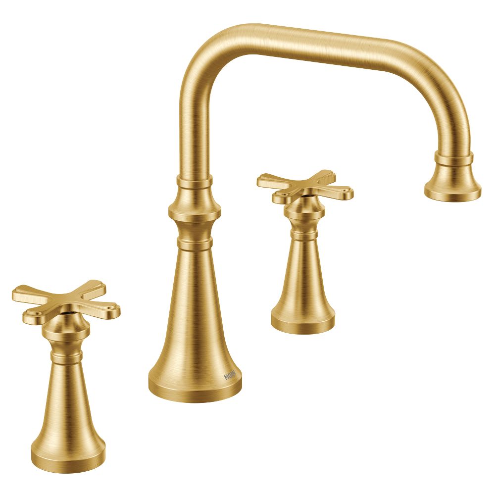 Colinet two-handle high arc roman tub faucet