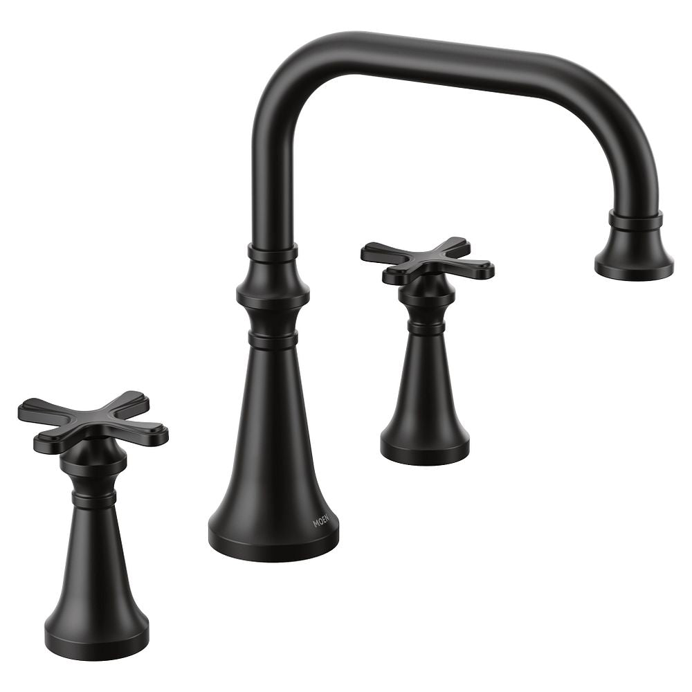 Colinet two-handle high arc roman tub faucet