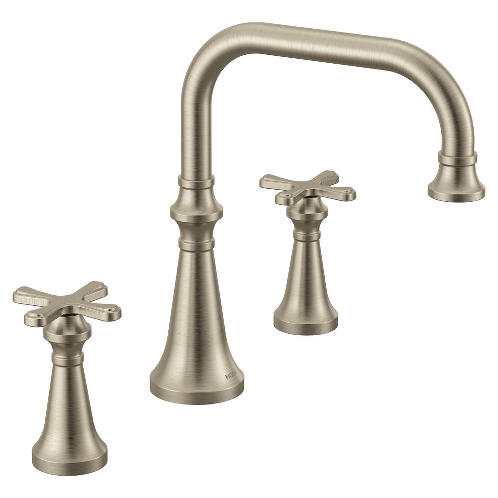 Colinet two-handle high arc roman tub faucet