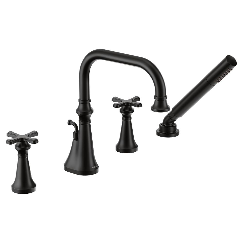 Colinet two-handle high arc roman tub faucet