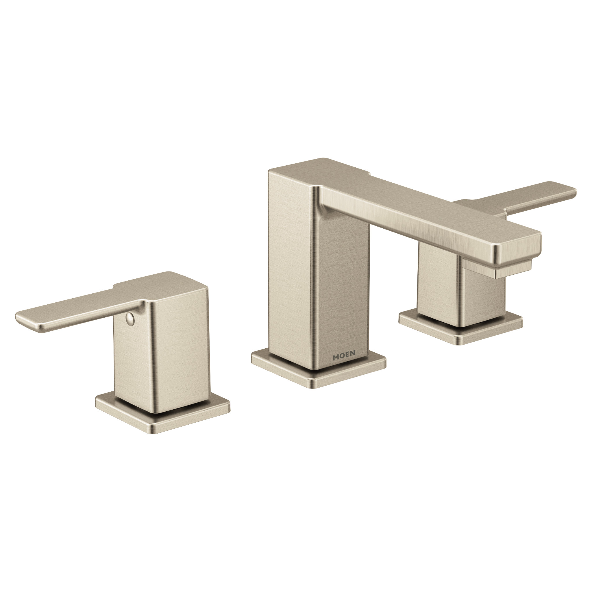 Moen TVS6721 90 Degree Chrome two-handle high arc bathroom faucet