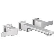 90 Degree Two-Handle Wall Mount Bathroom Faucet