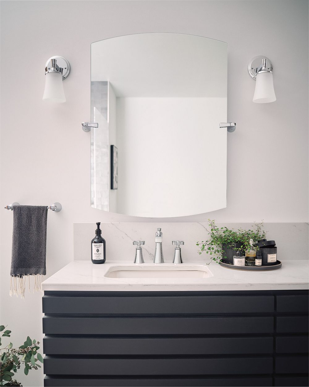 Flara Two-Handle High Arc Bathroom Faucet