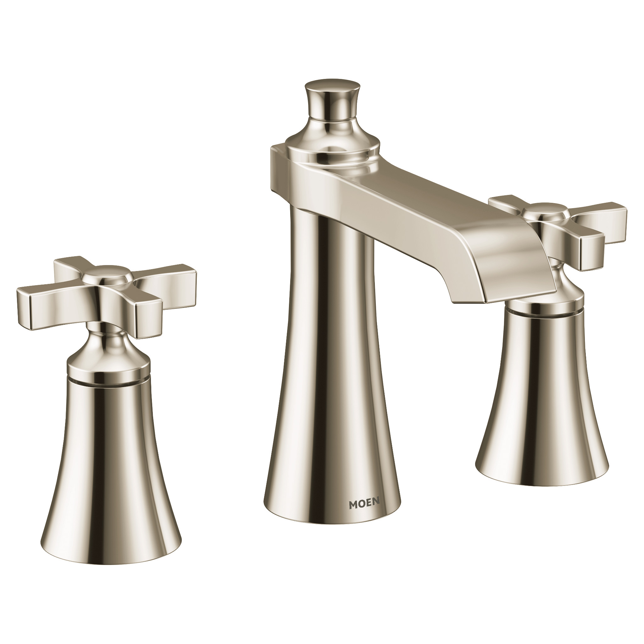 Moen TVS6985 Flara Chrome two-handle high arc bathroom faucet