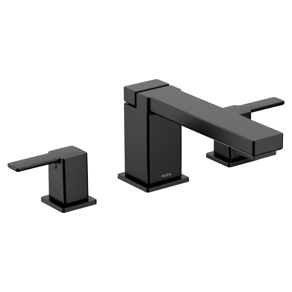 90 Degree two-handle high arc roman tub faucet
