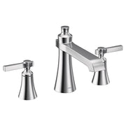 Flara two-handle high arc roman tub faucet