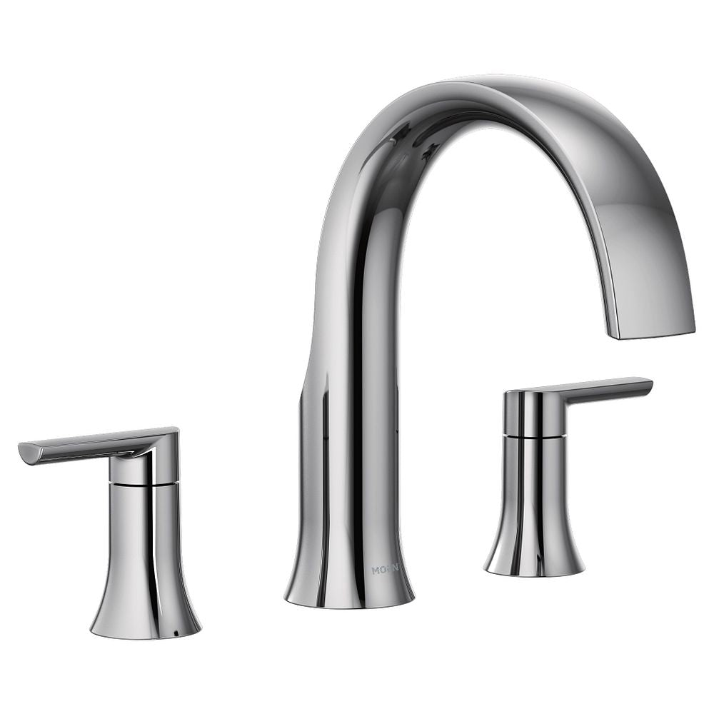 Doux Two-Handle Non-Diverter Roman Tub Faucet