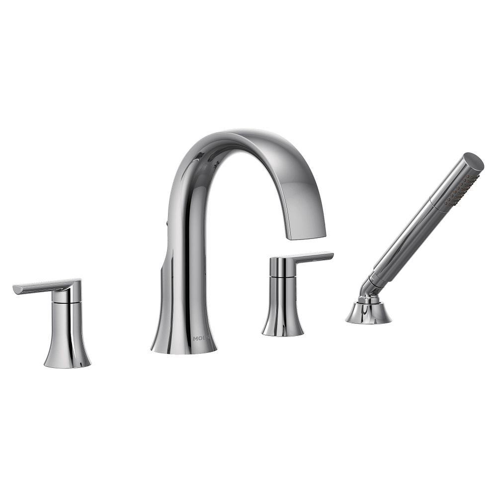 Doux Two-Handle Diverter Roman Tub Faucet