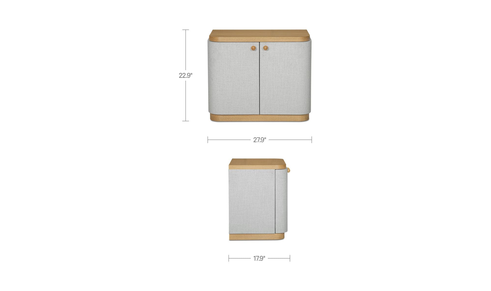 Moes Simone Nightstand TU-1002
