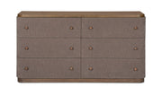 Moes Simone 6 Drawer Dresser Brown TU-1003